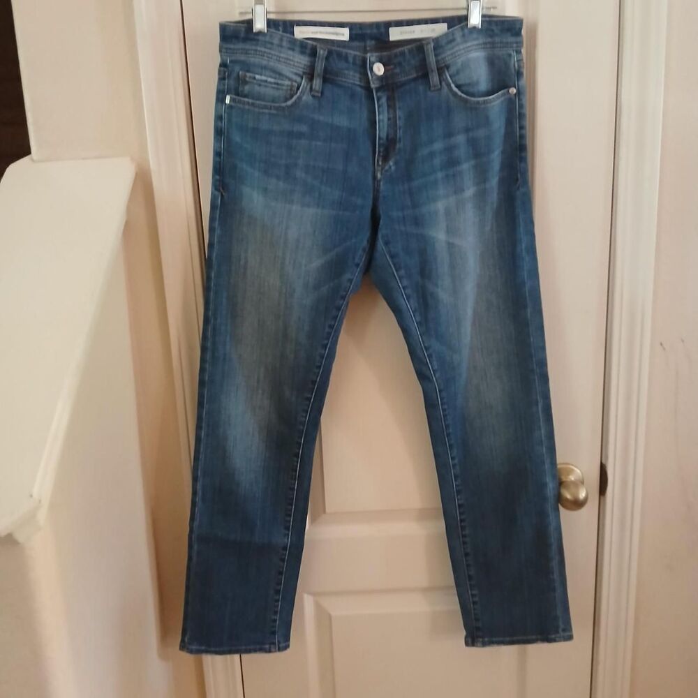 Anthroplogie Pilcro and the Letterpress Hyphen Denim Boyfriend Straight jeans 28